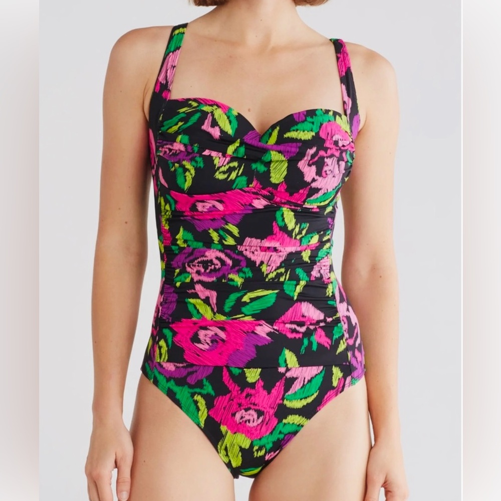 Betsey Johnson one piece swimsuit size L